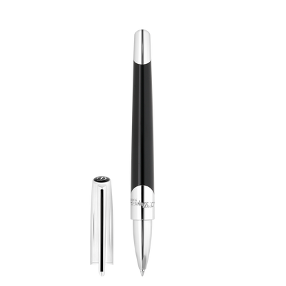 ST Dupont Rollerball Pen Defi Millennium Defi, Palladium, Black