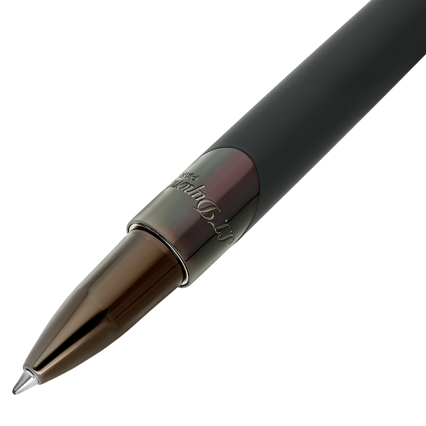 ST Dupont Tintenroller Defi Milenium Defi, Chrom, Gunmetal