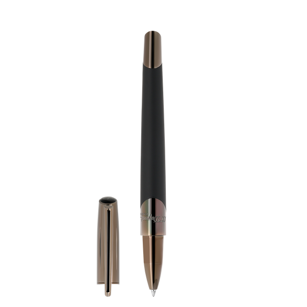 ST Dupont Tintenroller Defi Milenium Defi, Chrom, Gunmetal