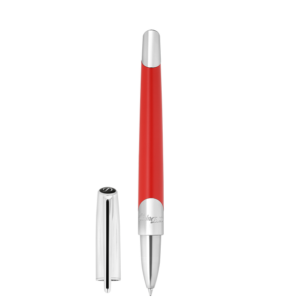 ST Dupont Tintenroller Defi Milenium Defi, Palladium, Rot