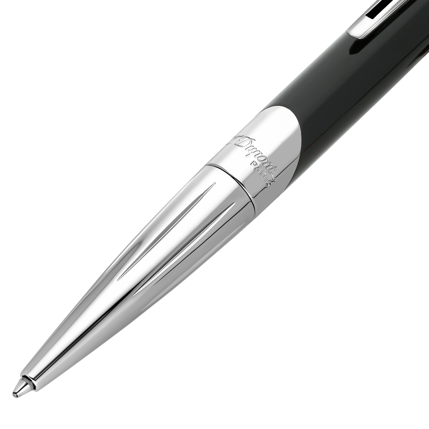 ST Dupont Kugelschreiber Defi Milenium Defi, Palladium, Schwarz