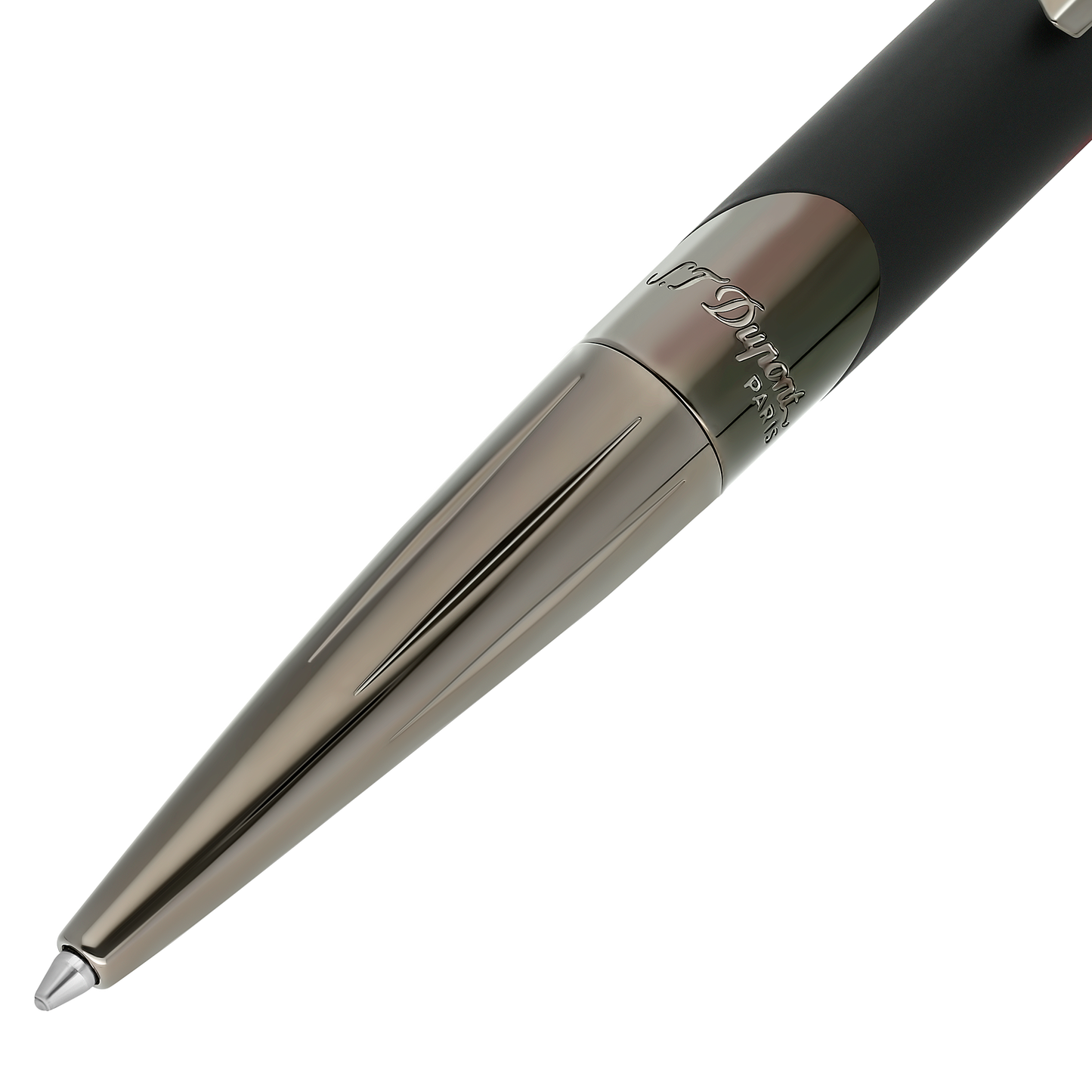 ST Dupont Kugelschreiber Defi Milenium Defi, Chrom, Gunmetal