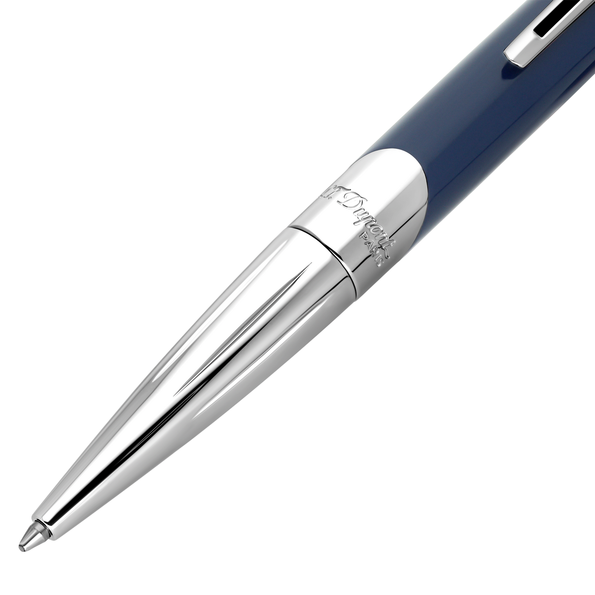 ST Dupont Kugelschreiber Defi Milenium Defi, Palladium, Dark-blue