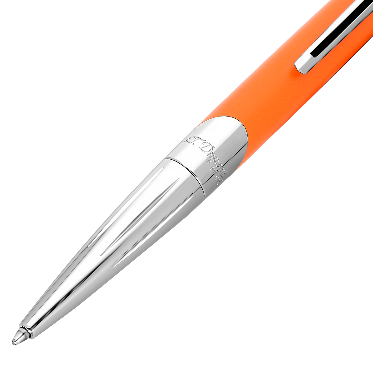 ST Dupont Kugelschreiber Defi Milenium Defi, Palladium, Orange