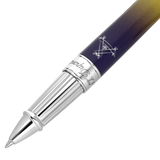 ST Dupont Tintenroller Line D Line D, Palladium, Ltd. Edt., Blau