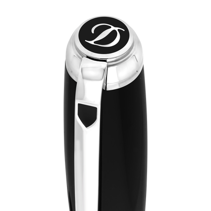 ST Dupont Tintenroller Line D Line D, Palladium, Ltd. Edt., Blau