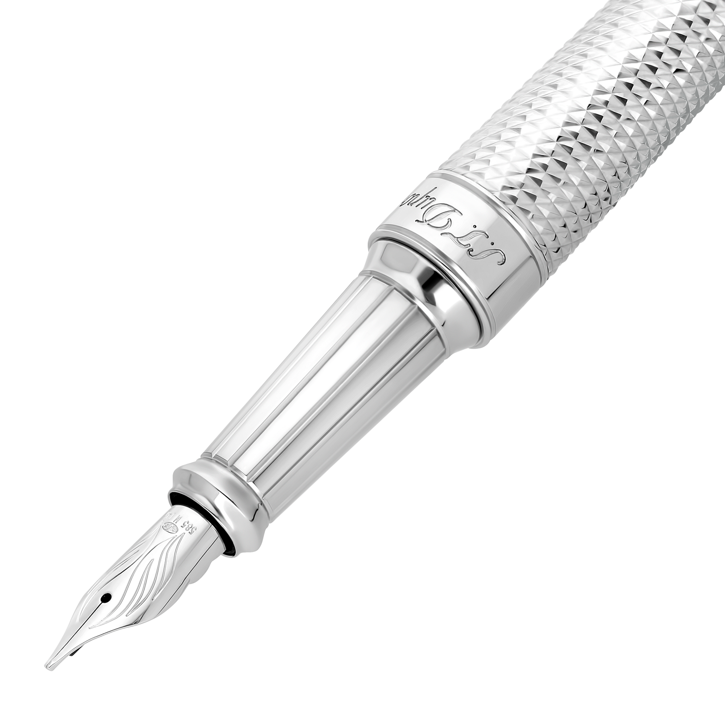 ST Dupont Kugelschreiber Line D Eternity Eternity, Palladium, Silver