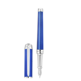 ST Dupont Füllfederhalter Line D Eternity Eternity, Palladium, Indigo-blue