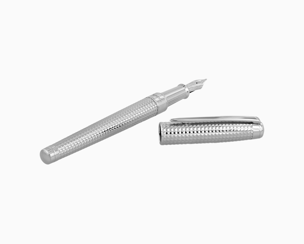 ST Dupont Füllfederhalter Line D Eternity Eternity, Palladium, Silver