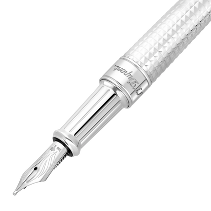 ST Dupont Füllfederhalter Line D Eternity Eternity, Palladium, Silver