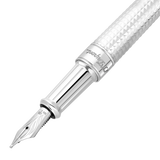 ST Dupont Füllfederhalter Line D Eternity Eternity, Palladium, Silver