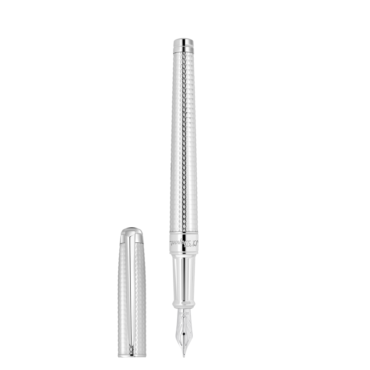 ST Dupont Füllfederhalter Line D Eternity Eternity, Palladium, Silver