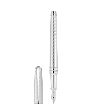 ST Dupont Füllfederhalter Line D Eternity Eternity, Palladium, Silver