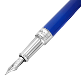 ST Dupont Füllfederhalter Line D Eternity Eternity, Palladium, Indigo-blue