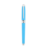 ST Dupont Füllfederhalter Line D Eternity Eternity, Palladium, Turquoise-blue