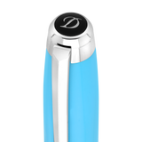 ST Dupont Füllfederhalter Line D Eternity Eternity, Palladium, Turquoise-blue
