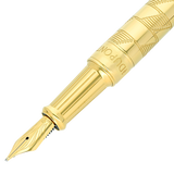 ST Dupont Füllfederhalter Line D Eternity Monogram, Ltd. Edt., Golden