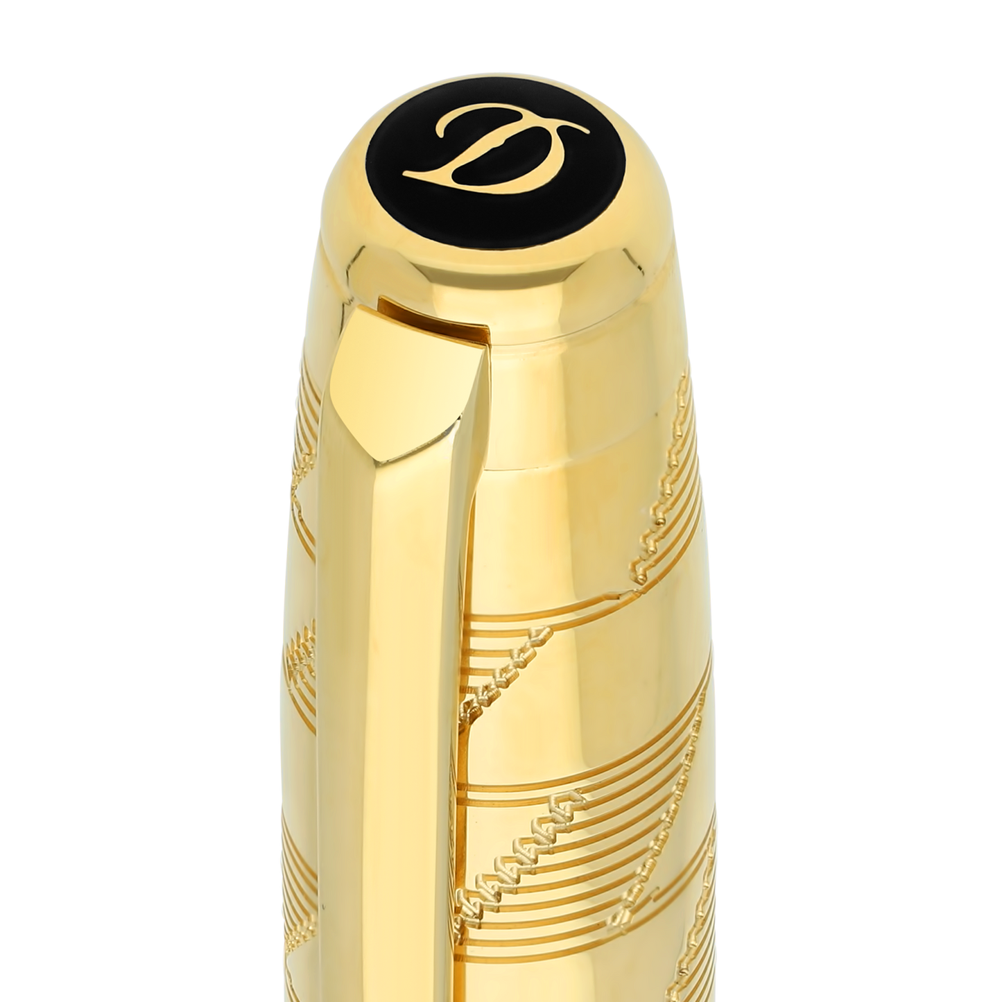 ST Dupont Fountain Pen Line D Eternity Monogram, Ltd. Edt., Gold