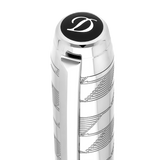ST Dupont Füllfederhalter Line D Eternity Monogram, Ltd. Edt., Silver