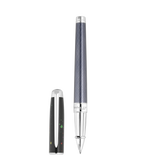 ST Dupont Instrument d'écriture Line D Eternity Dragon, Palladium, Ltd. Edt., Schwarz