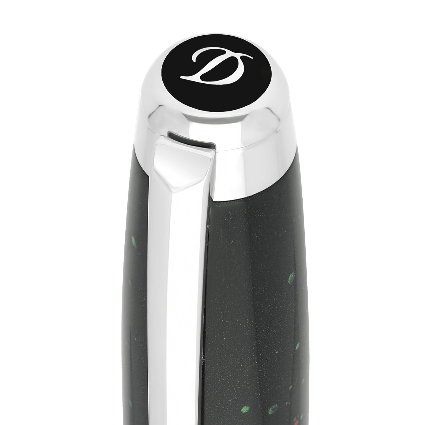 ST Dupont Instrument d'écriture Line D Eternity Dragon, Palladium, Ltd. Edt., Schwarz