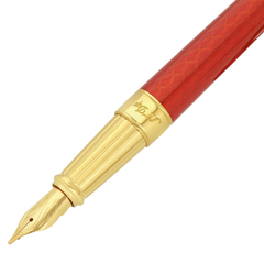 ST Dupont Füllfederhalter Line D Eternity Dragon, Ltd. Edt., Burgundy