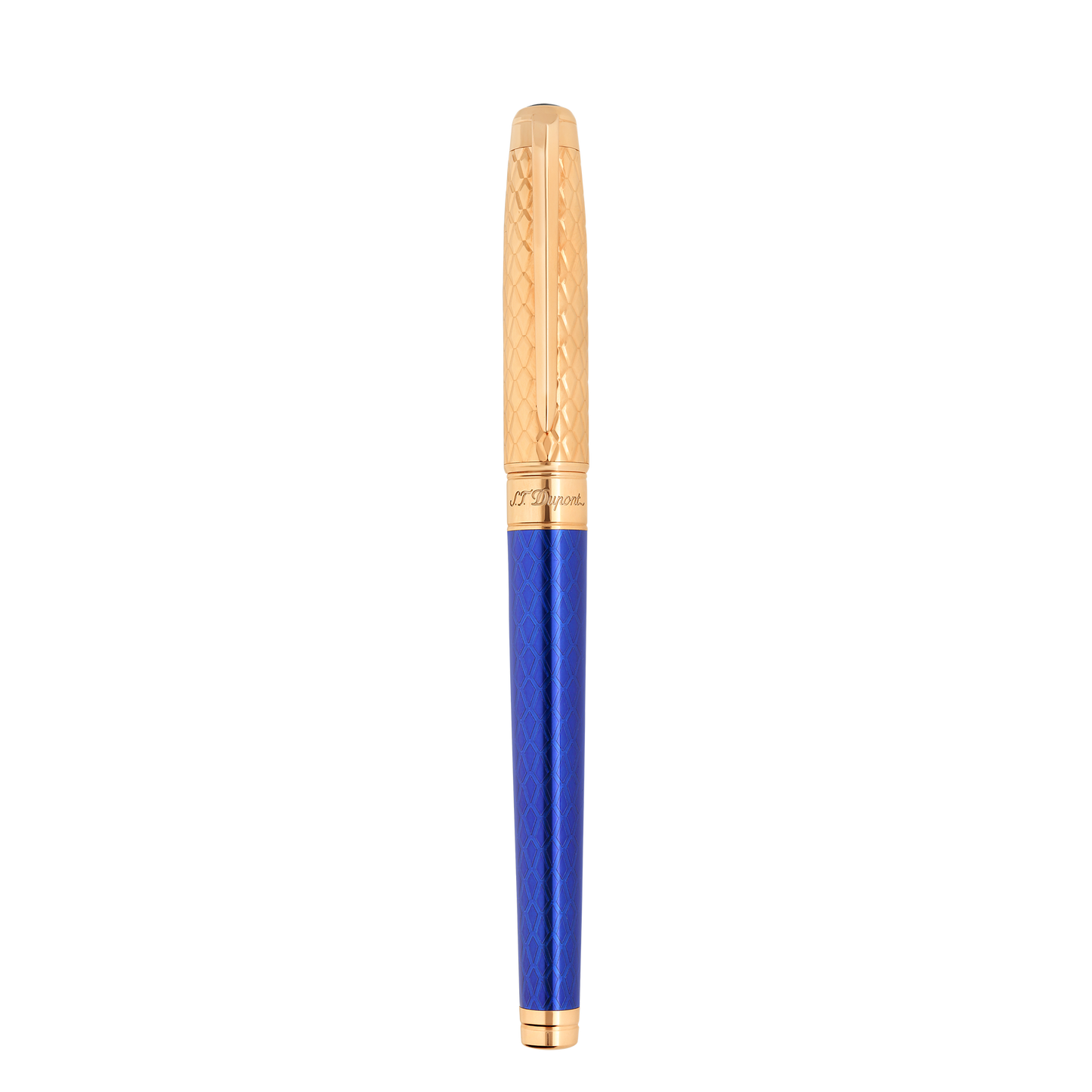 ST Dupont Fountain Pen Line D Eternity Dragon, Ltd. Ed., Royal-blue