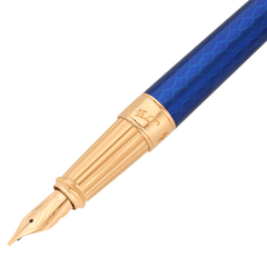 ST Dupont Füllfederhalter Line D Eternity Dragon, Ltd. Edt., Royal-blue