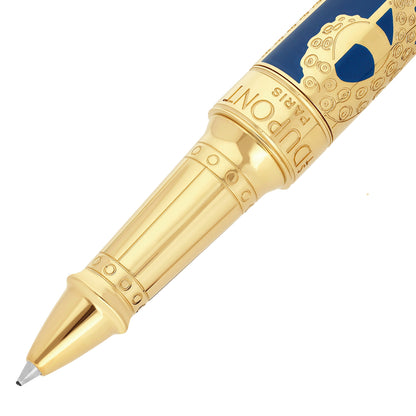 ST Dupont Lighter Set Prestige Fire and Writing 20,000 Leagues Under the Sea, Ltd. Ed., Blue-Gulf-Stream
