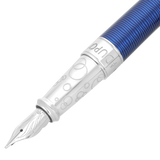 ST Dupont Füllfederhalter Line D Eternity 20000 Lieues Sous Les Mers, Ltd. Edt., Blue-gulf-stream