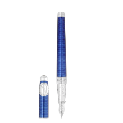 ST Dupont Fountain Pen Line D Eternity 20000 Lieues Sous Les Mers, Ltd. Edt., Blue-gulf-stream