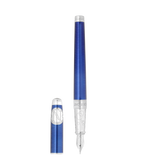 ST Dupont Füllfederhalter Line D Eternity 20000 Lieues Sous Les Mers, Ltd. Edt., Blue-gulf-stream