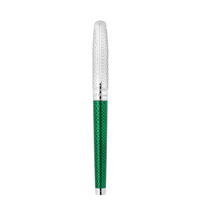 ST Dupont Fountain Pen Line D Eternity Snake Skin, Ltd. Edt., Green