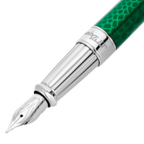 ST Dupont Füllfederhalter Line D Eternity Snake Skin, Ltd. Edt., Grün