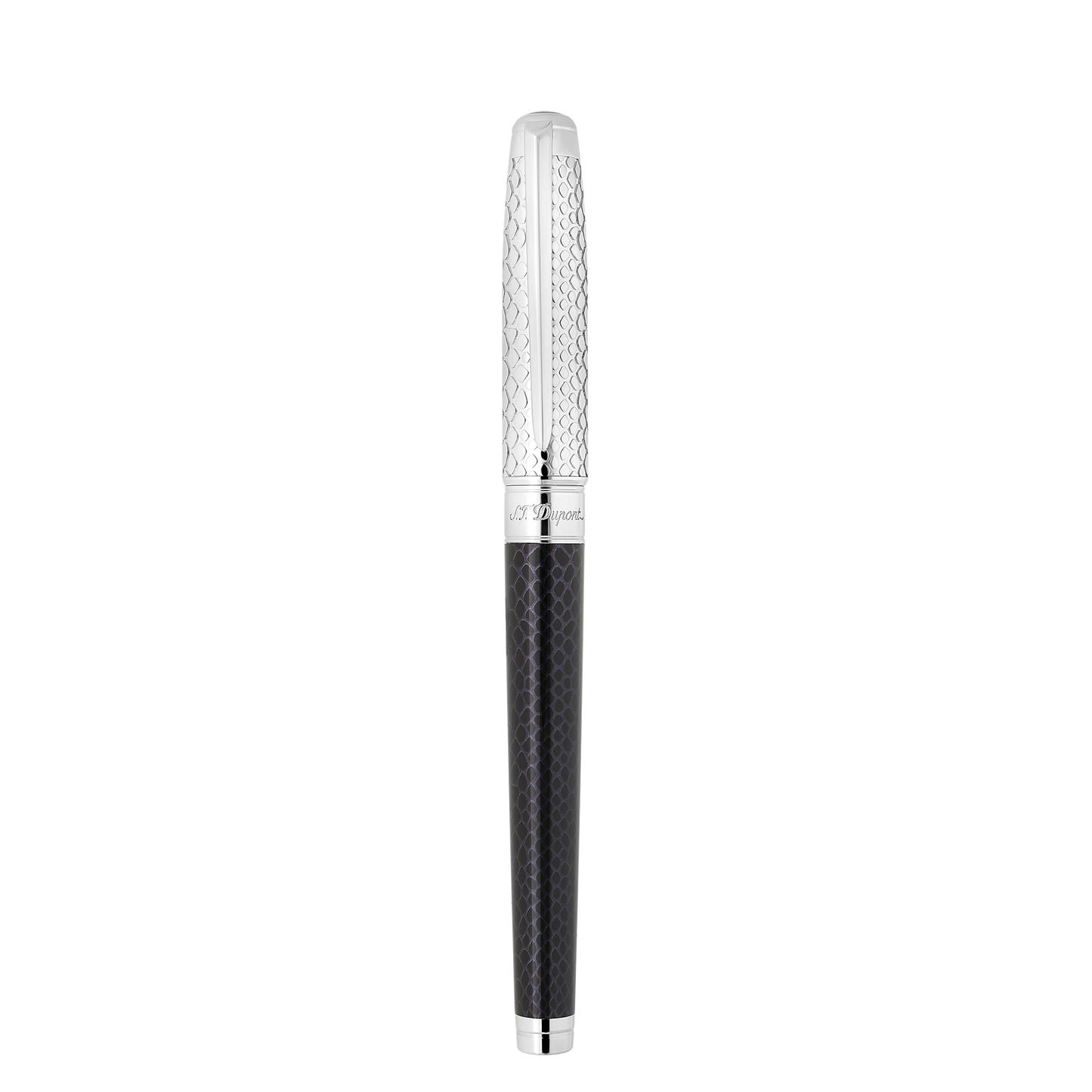 ST Dupont Fountain Pen Line D Eternity Snake Skin, Ltd. Ed., Black