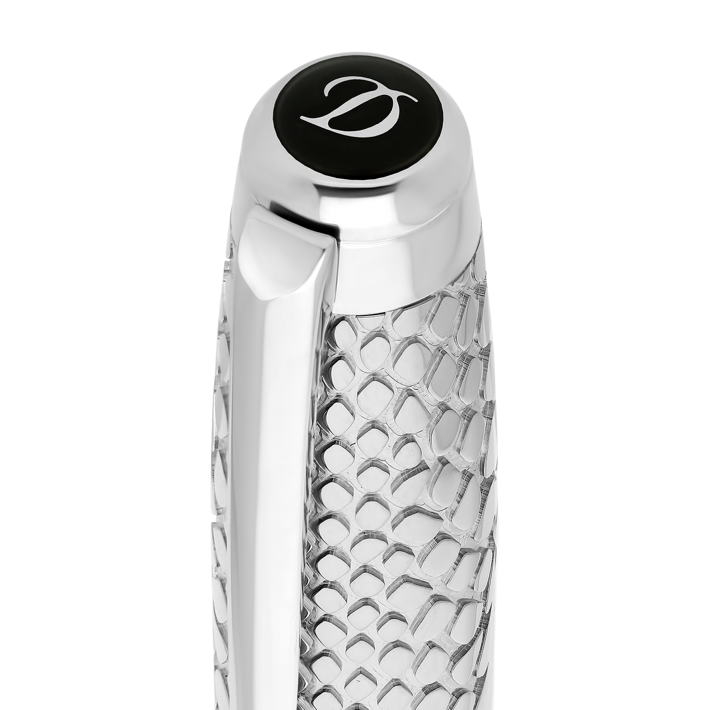 ST Dupont Fountain Pen Line D Eternity Snake Skin, Ltd. Ed., Black