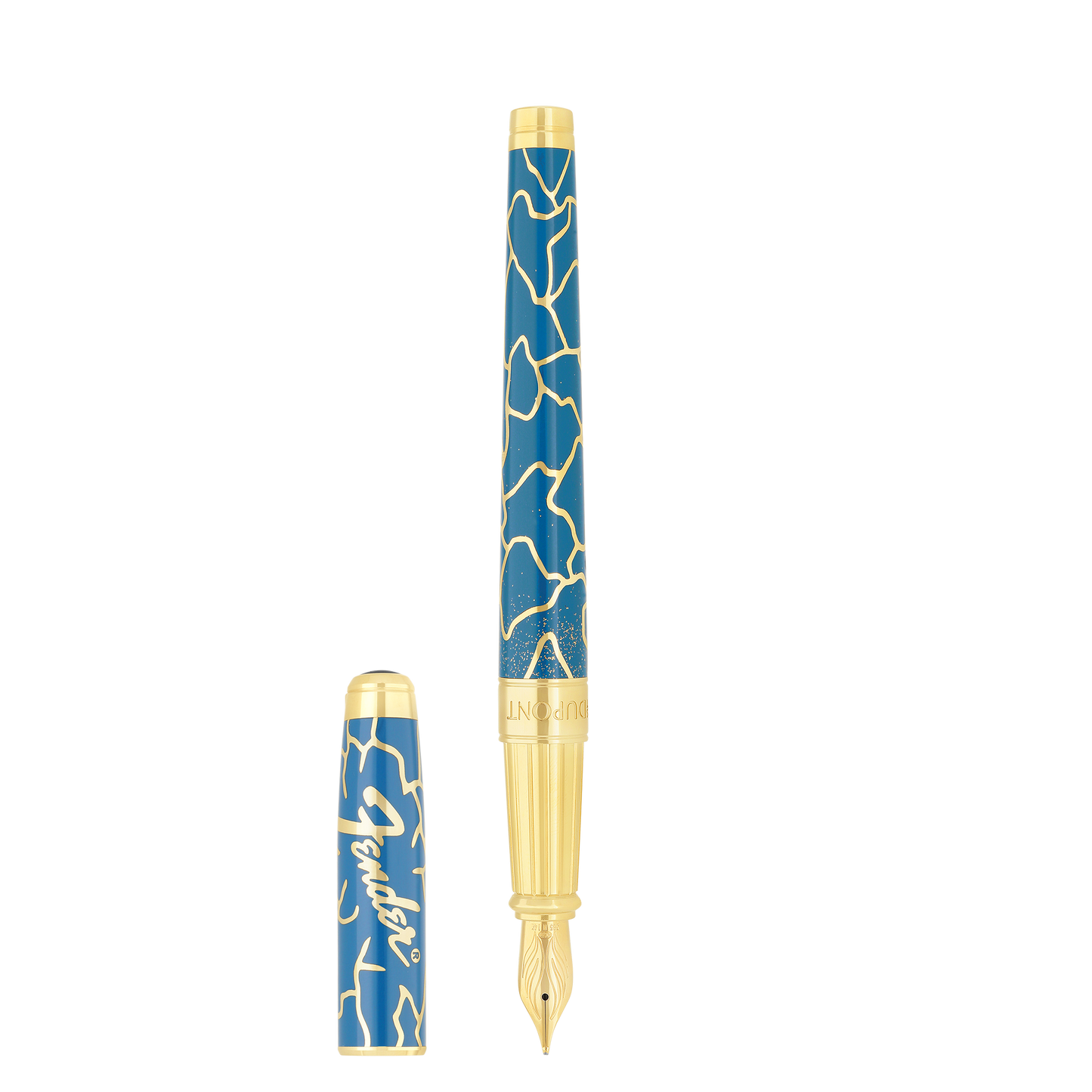 ST Dupont Fountain Pen Line D Eternity Ltd. Edt., Blue-fender