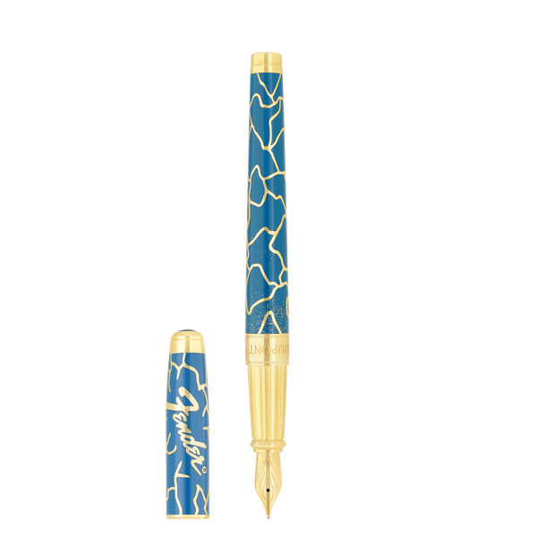 ST Dupont Füllfederhalter Line D Eternity Ltd. Edt., Blue-fender