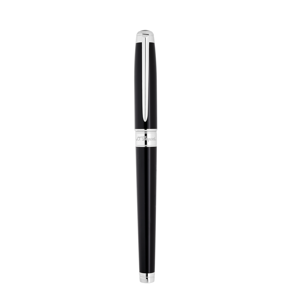 ST Dupont Füllfederhalter Line D Eternity Eternity, Palladium, Schwarz