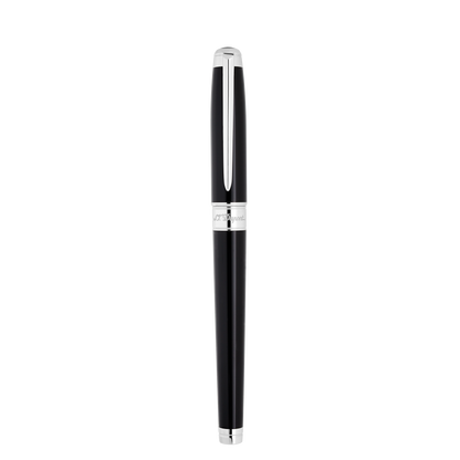 ST Dupont Füllfederhalter Line D Eternity Eternity, Palladium, Schwarz