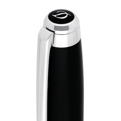 ST Dupont Füllfederhalter Line D Eternity Eternity, Palladium, Schwarz
