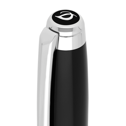ST Dupont Füllfederhalter Line D Eternity Eternity, Palladium, Schwarz