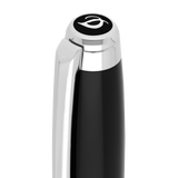 ST Dupont Füllfederhalter Line D Eternity Eternity, Palladium, Schwarz