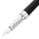 ST Dupont Füllfederhalter Line D Eternity Eternity, Palladium, Schwarz