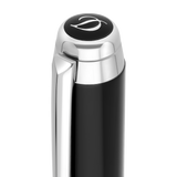 ST Dupont Füllfederhalter Line D Eternity Eternity, Palladium, Schwarz