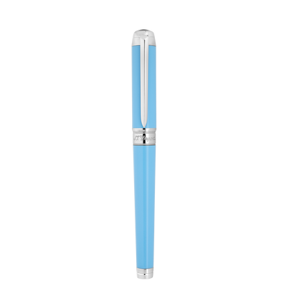 ST Dupont Füllfederhalter Line D Eternity Eternity, Palladium, Turquoise-blue