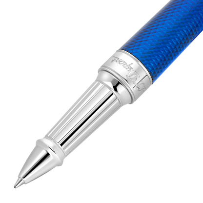 ST Dupont Kugelschreiber Line D Eternity Eternity, Palladium, Indigo-blue