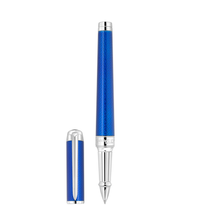 ST Dupont Kugelschreiber Line D Eternity Eternity, Palladium, Indigo-blue