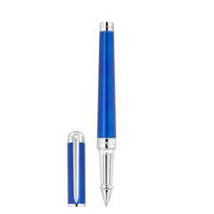 ST Dupont Kugelschreiber Line D Eternity Eternity, Palladium, Indigo-blue