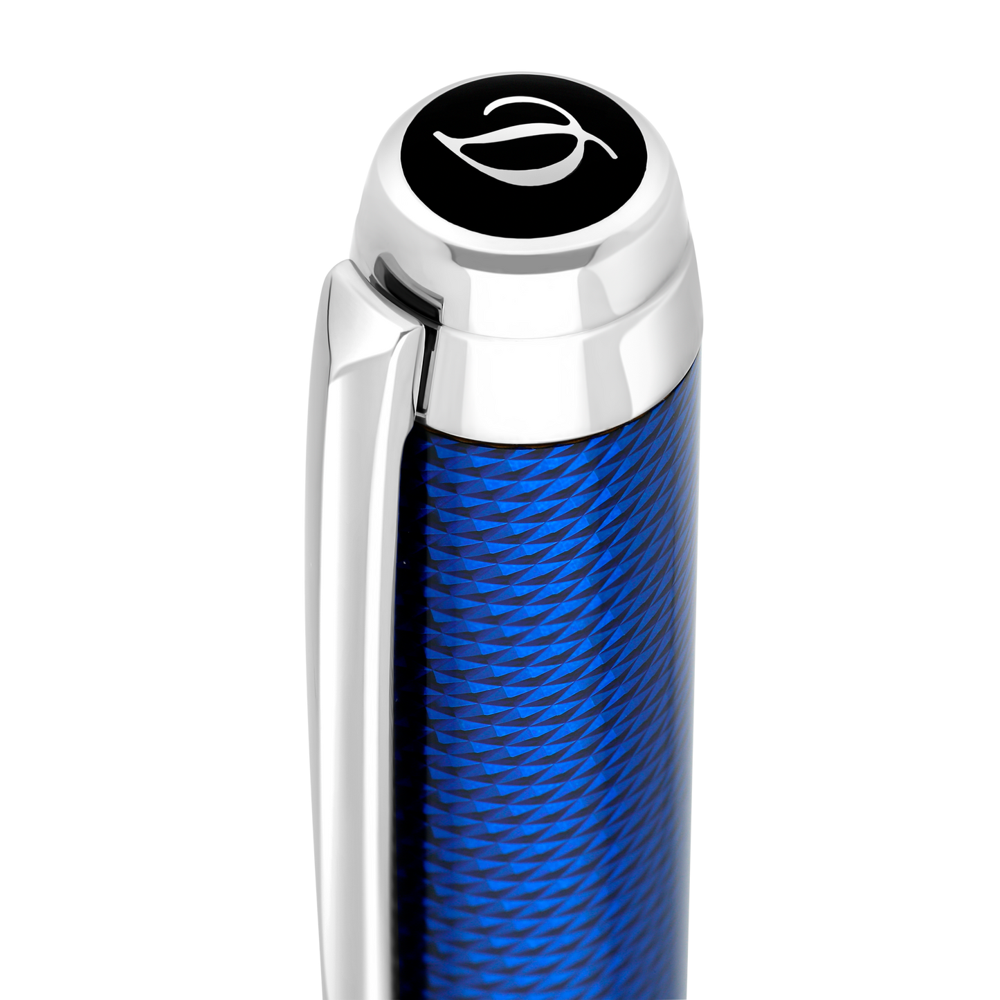 ST Dupont Kugelschreiber Line D Eternity Eternity, Palladium, Indigo-blue